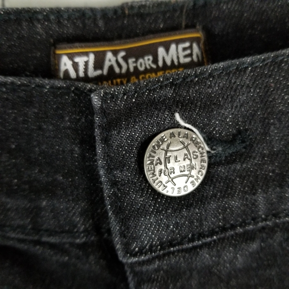 ATLAS FOR MEN | stretch black wash jeans - Picture 4 of 9